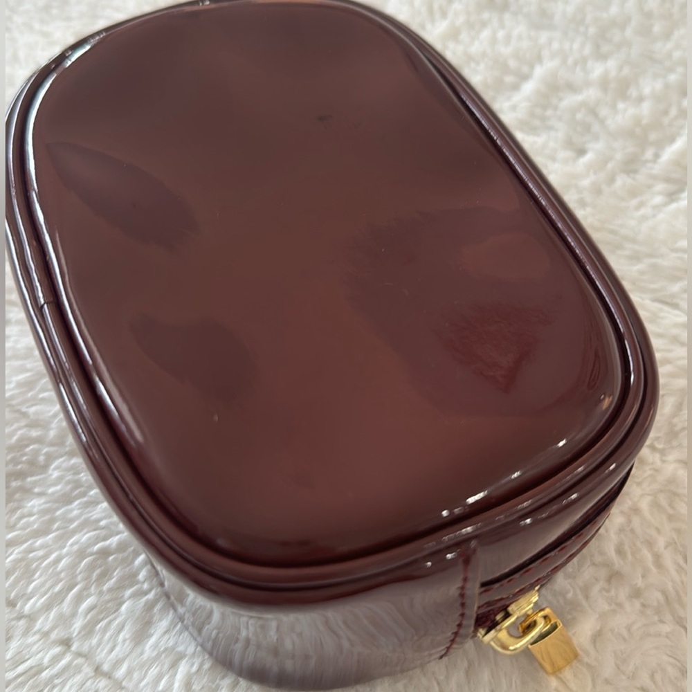 Tory Burch Cosmetic Bag | Burgundy - Picture 3 of 4